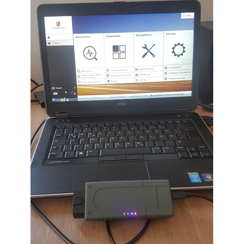 Porsche PIWIS III Комплект (Настроенный ноутбук с ПО PIWIS 3 + Адаптер)