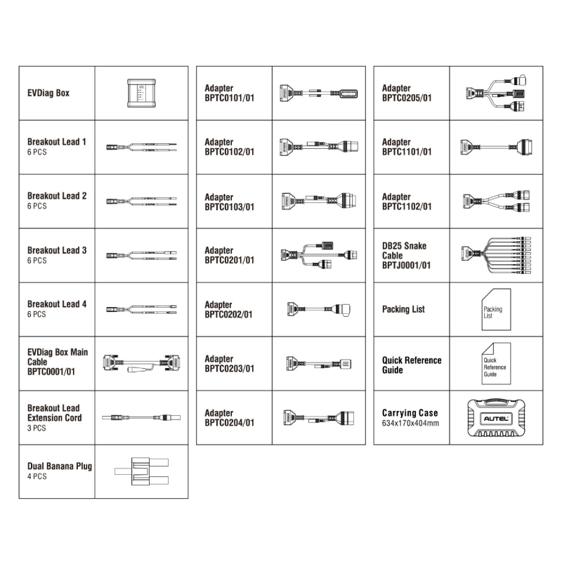 Autel EV Diagnostics Upgrade Kit - Комплект для электромобилей