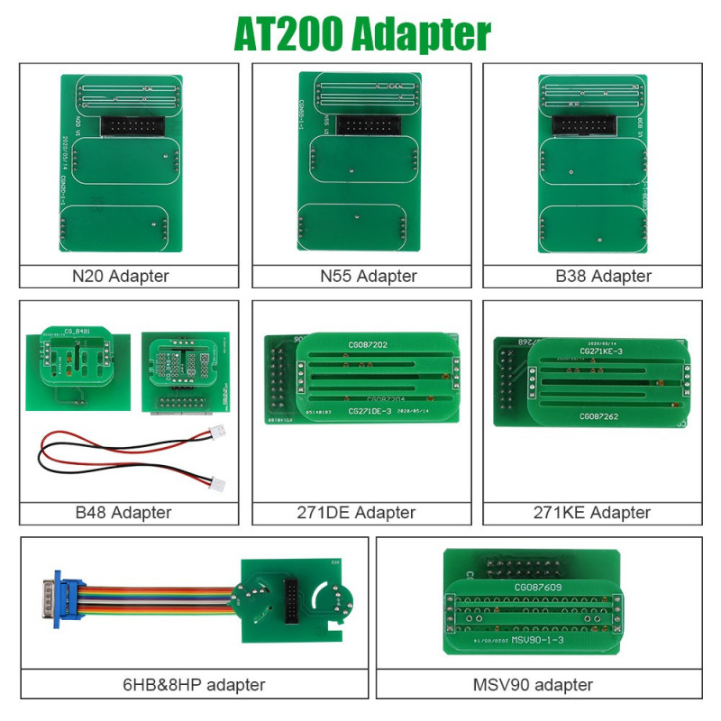 Комплект адаптеров FC200 AT200 New Adapters Set для подключения без разбора блока