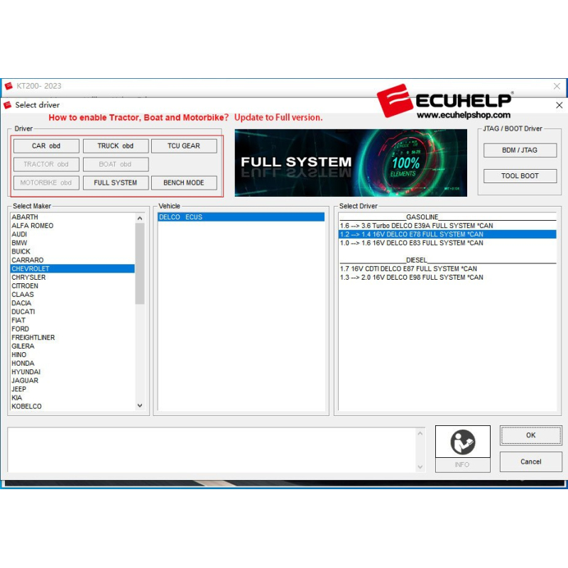 Программатор KT200 II EcuHelp FULL Версия