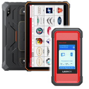 Комплект Launch Smartlink v2.0 + LVS Легковые, Грузовые, Электро + Ударопрочный Планшет Blackview 256/8Gb