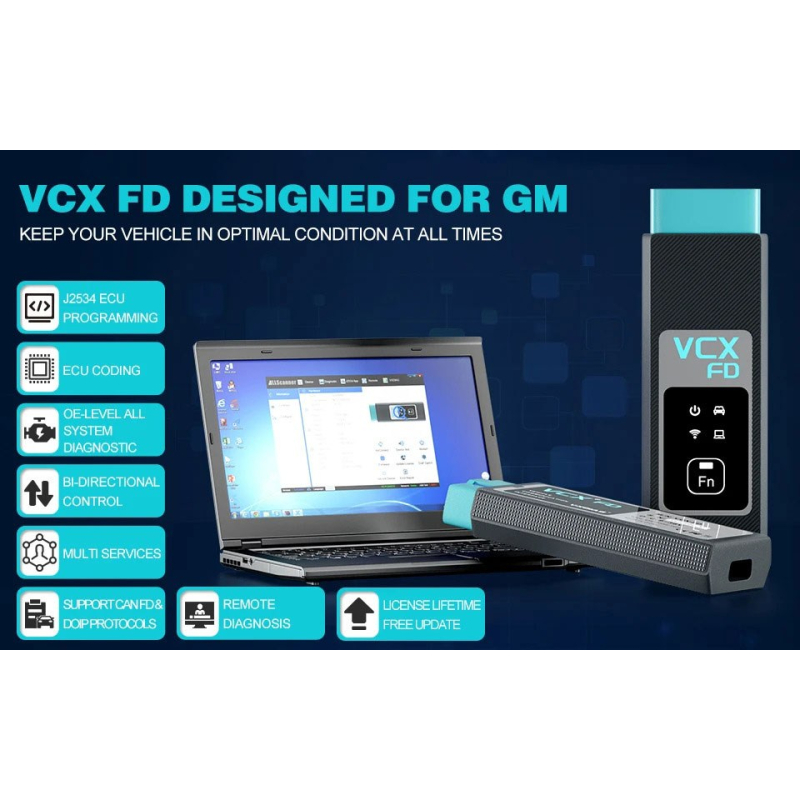 Адаптер VXDIAG VCX FD GM & Ford/Mazda 2 в 1