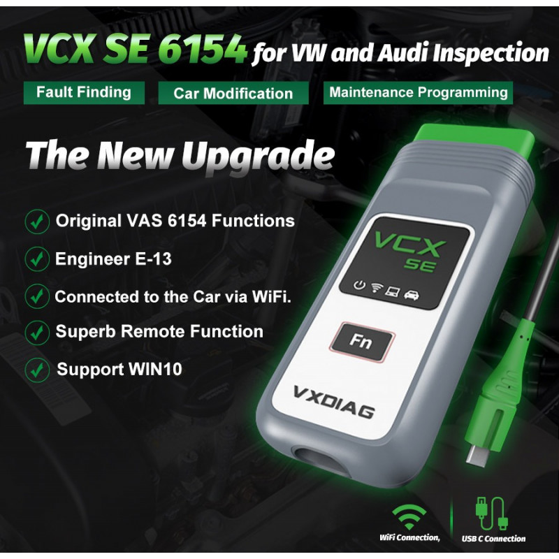 Автосканер VXDIAG VCX SE 6154 VAG