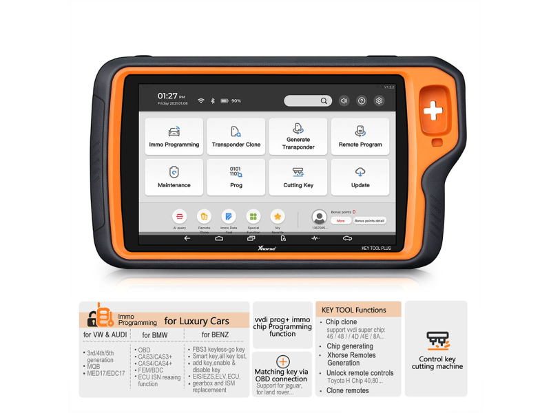 Новинка! xHorse VVDI PAD Key Tool Plus Программатор ключей в наличии в Украине!