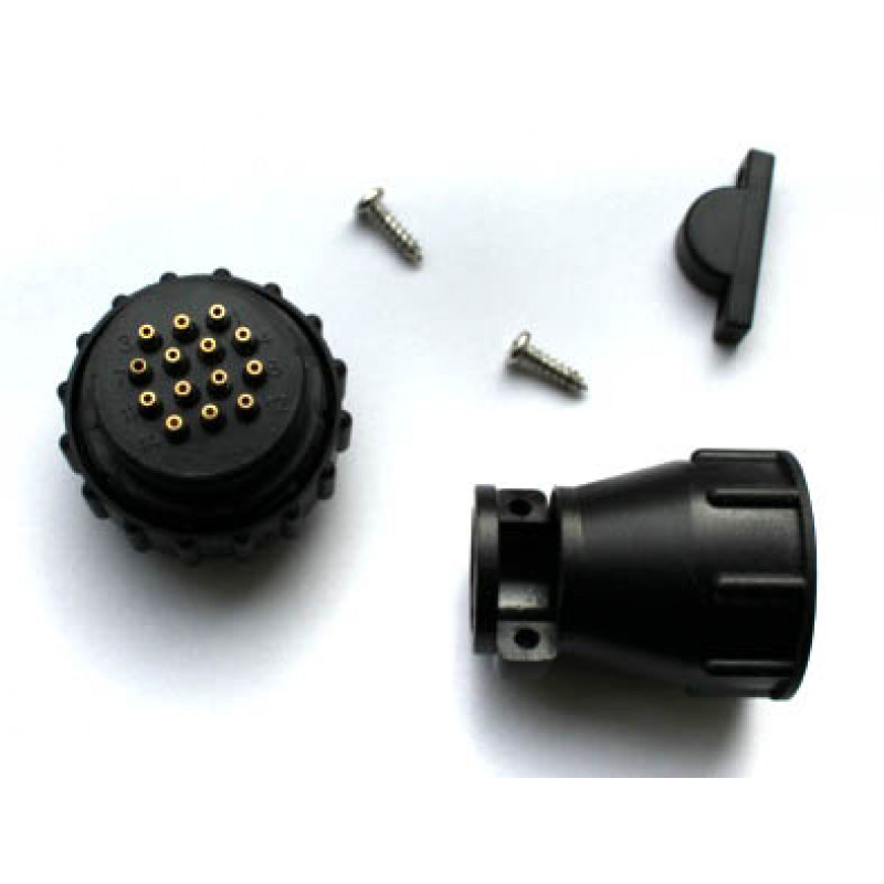 Вилка 14pin папа для MB Sprinter или Atego, VW LT (полноценная)