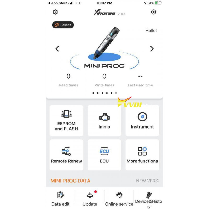 Xhorse VVDI Mini Prog Портативный программатор