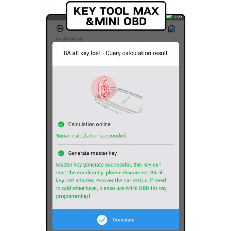 Xhorse Toyota 8A Non-Smart Key Адаптер