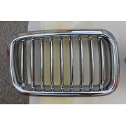 Решетка радиатора BMW E36 '91-95 (хром+серебро)
