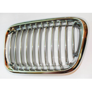Решетка радиатора BMW E36 96-97 (хром+серебро)
