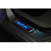 Накладки на пороги с подсветкой Honda Civic 4D