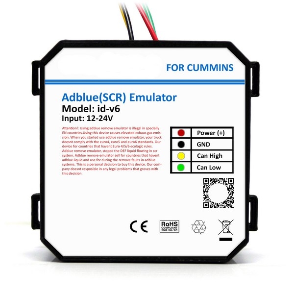 Емулятор AdBlue Cummins EURO 6 (SCR, адблю ). Зроблено в Європі.