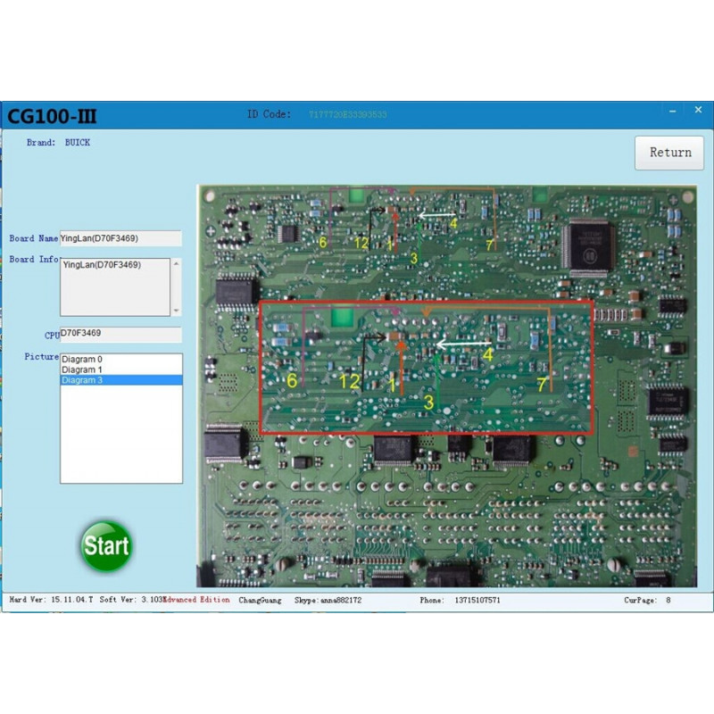 Программатор CGDI CG100 PROG III Полный комплект