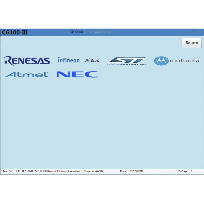 Программатор CGDI CG100 PROG III Полный комплект