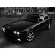 Ангельские глазки BMW E34 (CCFL angel eyes)