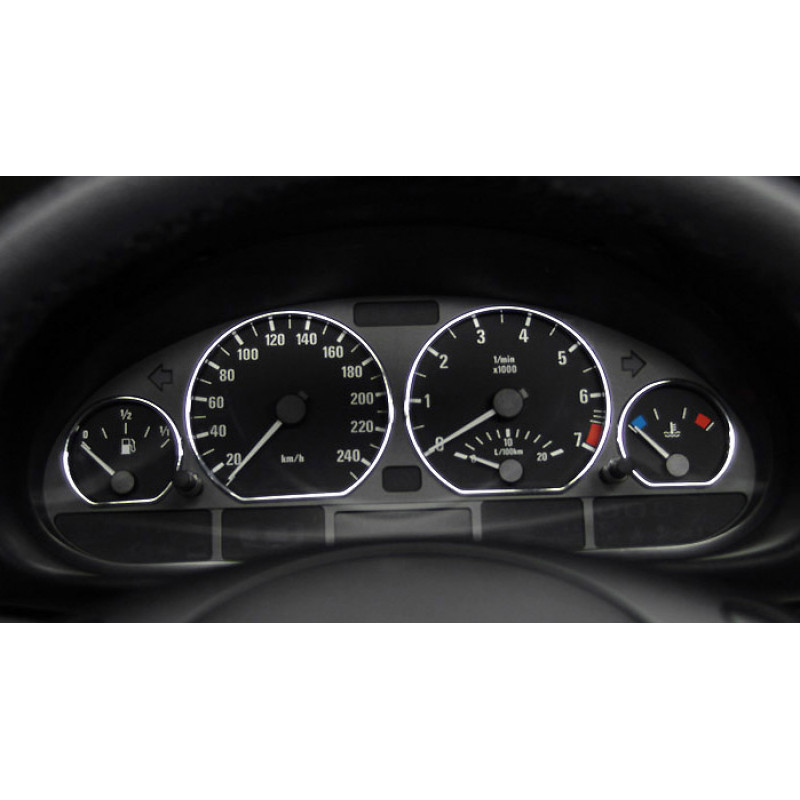 Кольца в приборную панель BMW E46