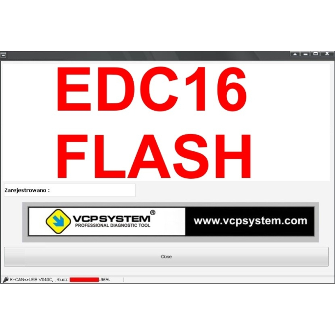 Плагин для VCP EDC 16 FLASHING