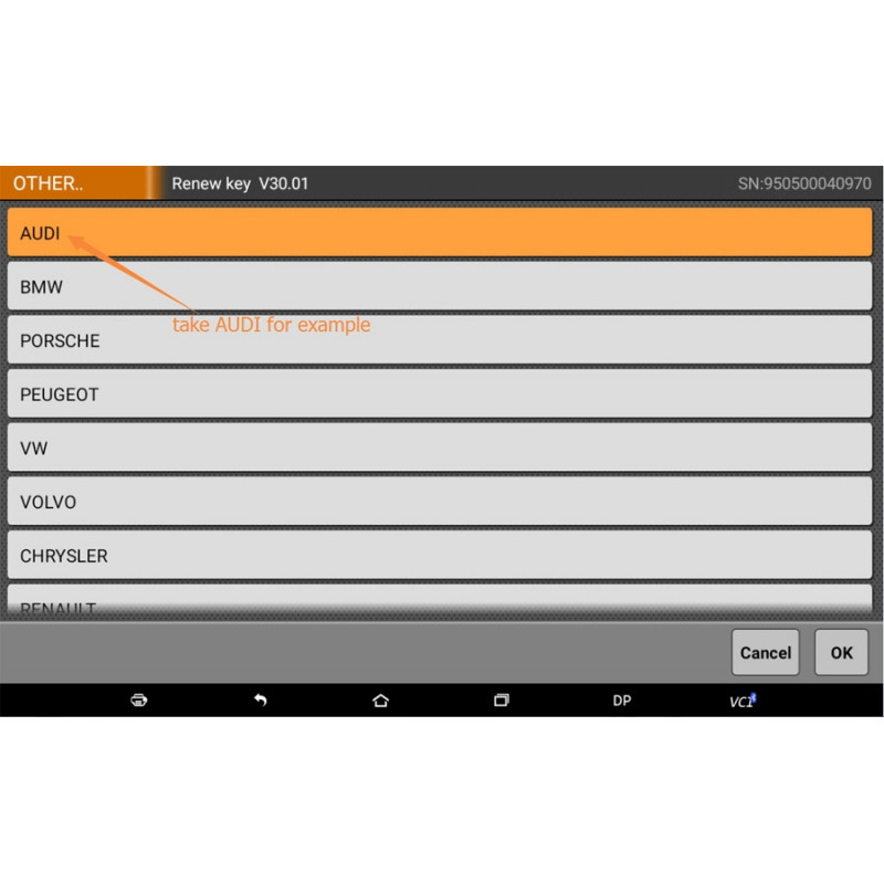 OBDSTAR Renew Key Adapter with PCF79XX Chip для Keymaster DP
