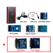 iProg + PRO 84 программатор. Поддерживает смену серийника. CAN и Kline адаптеры в комплекте
