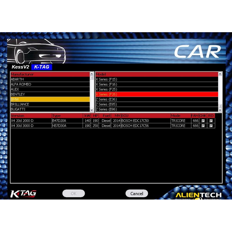 K-TAG 2.11 / 2.13 программатор ЭБУ (прошивка KTAG 6.070)
