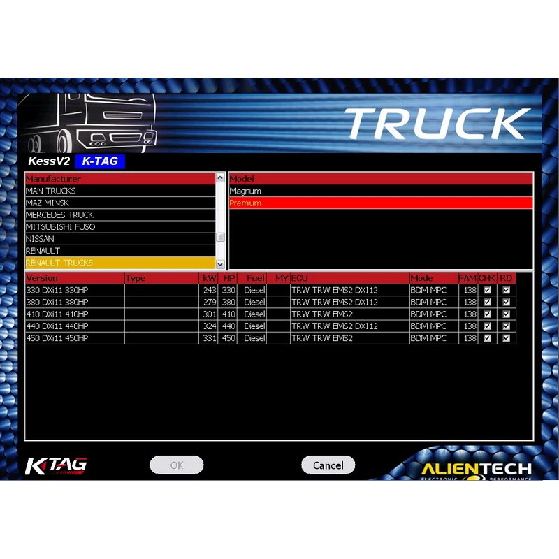 K-TAG 2.11 / 2.13 программатор ЭБУ (прошивка KTAG 6.070)