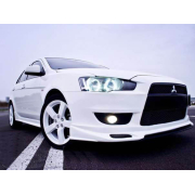 Ангельские глазки Mitsubishi Lancer X (CCFL angel eyes)
