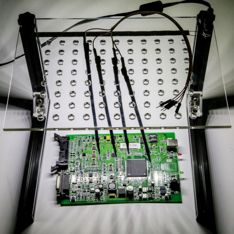 LED BDM Frame with Mesh and 4 Probe Pens - BDM стол с подсветкой и 4мя иглами