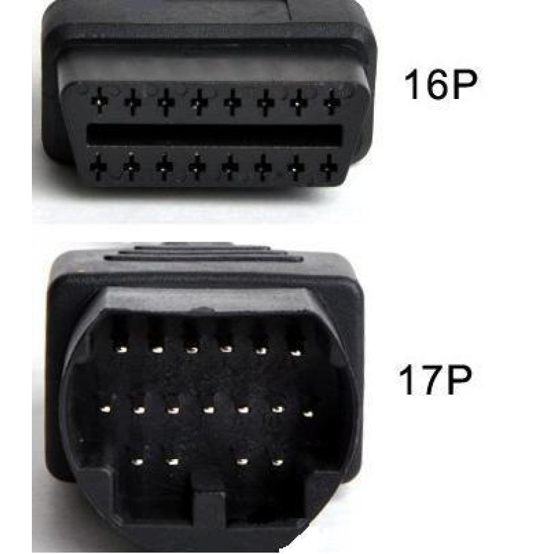 Переходник OBD-II 16pin на Mazda 17 pin
