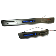 Накладки на пороги Mazda 3 с LED подсветкой