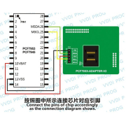 Панелька адаптер Xhorse PCF79XX для VVDI Prog XDPG08EN