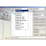PSA BSI tool для корректировки одометров Peugeot и Citroen