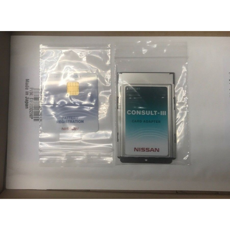 Nissan Battery Registration Card - Карта регистрации батареи в LEAF