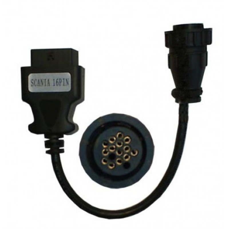 Переходник OBD-II на Scania 16 pin / DAF 16 pin для Autocom