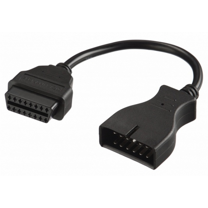 Переходник GM12 / ВАЗ для Сканматик 2 Pro (Daewoo до 2009г.в. и ВАЗ до 2010г.в.)