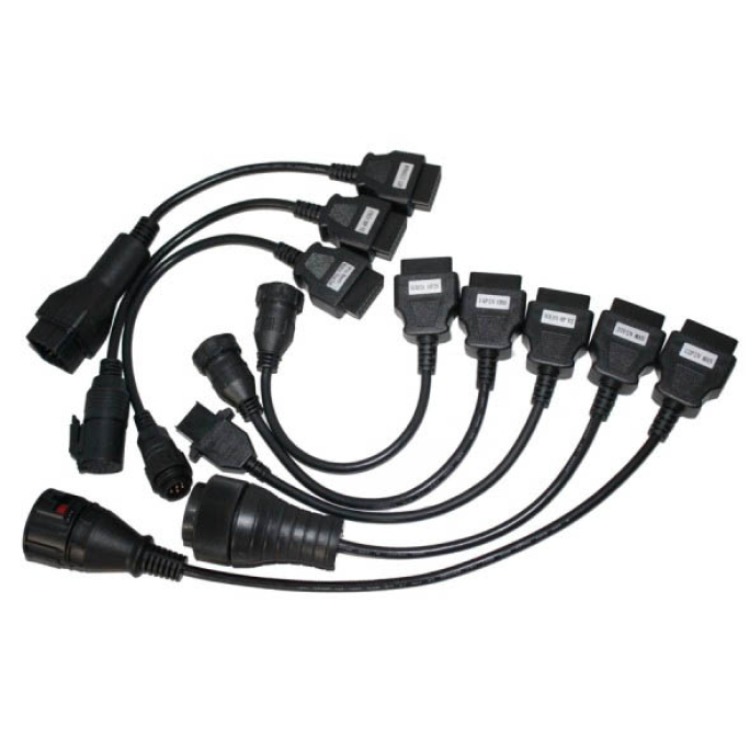 Набор переходников Autocom (Delphi) для грузовиков (Trucks), оригинальная правильная распиновка