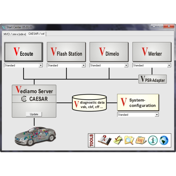Установка Mercedes Vediamo 5.01.01