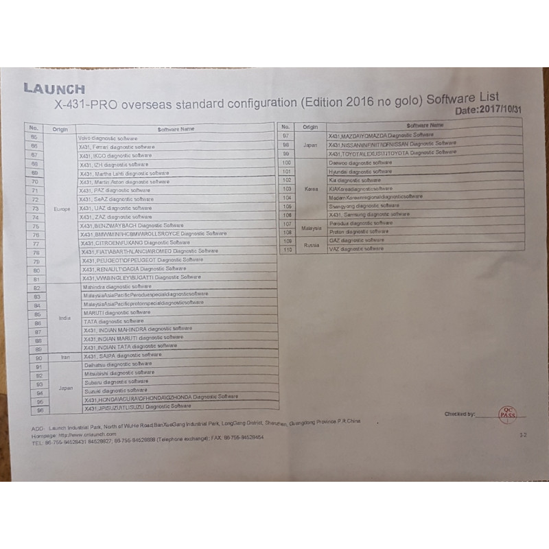 Launch X431 PRO +2 года бесплатных обновлений и гарантии. Официальный.