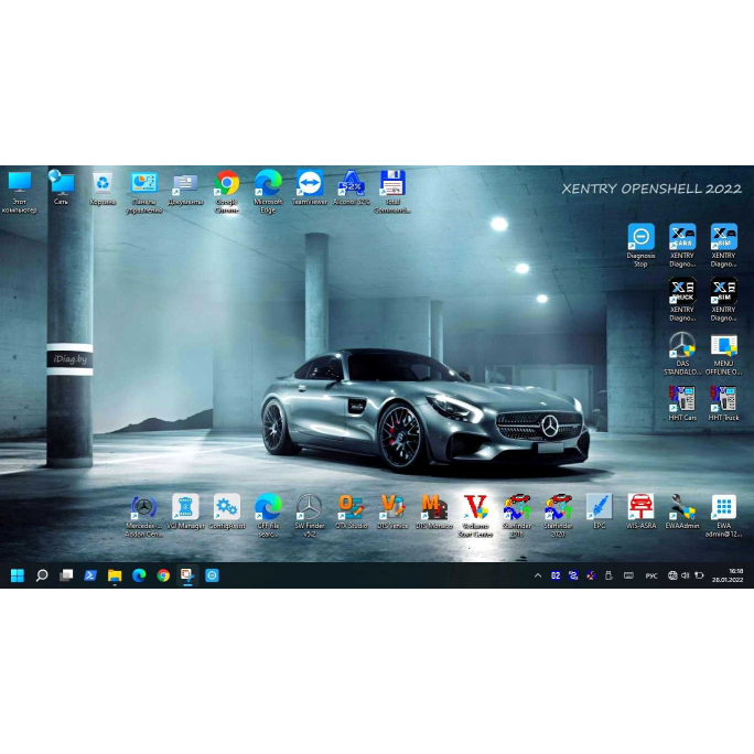 Установка Xentry Openshell под Passthru + Hht Das Wis Epc Starfinder Vediamo Monaco