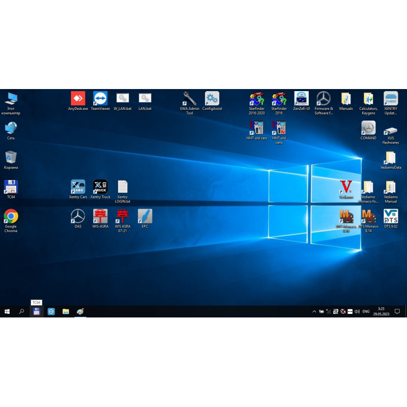 Mercedes Openshell Xentry, DAS, WIS, EPC, StarFinder, Vediamo, Monaco - Установка пакета ПО