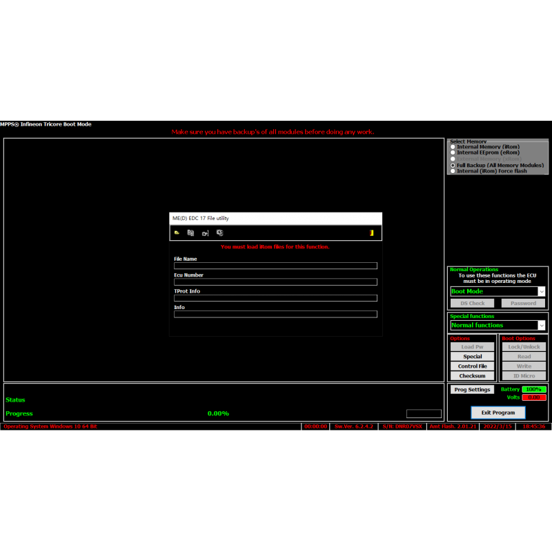 MPPS 22 флэшер-загрузчик. Без токенов.
