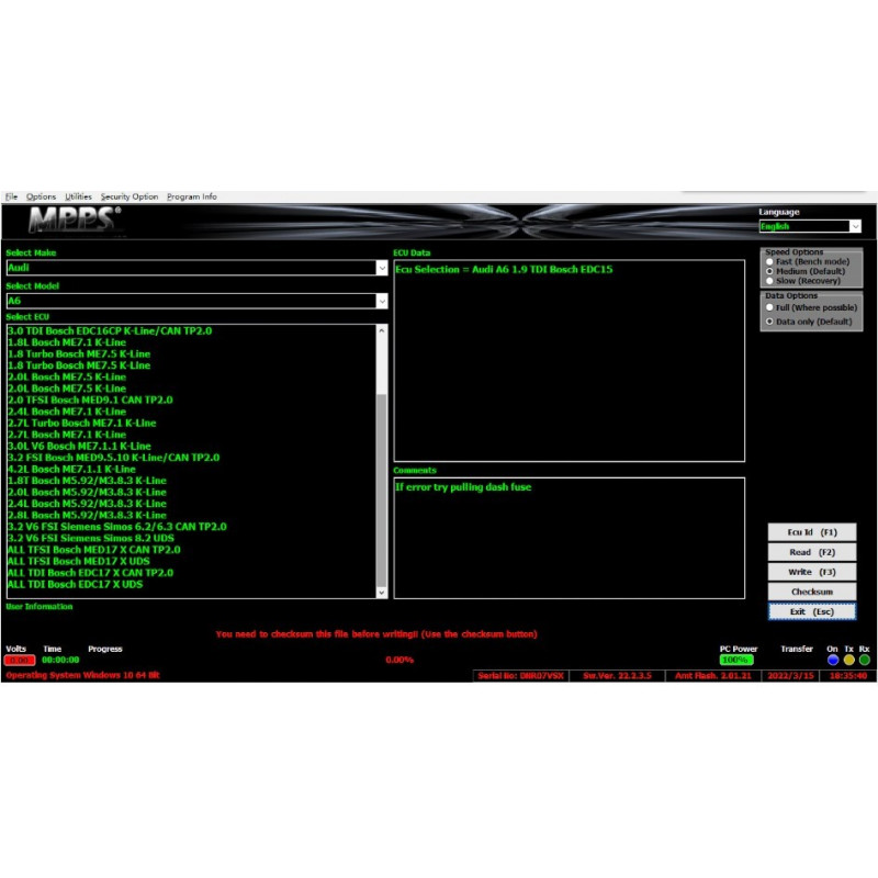 MPPS 22 флэшер-загрузчик. Без токенов.