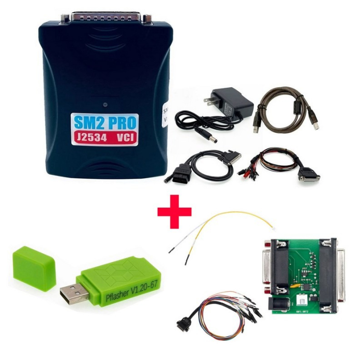 Комплект Адаптер SM2 Pro Сканматик + KTMFlash 67 в 1 + GPT Адаптер