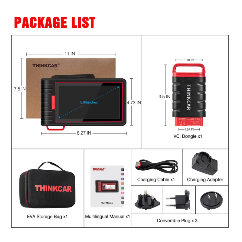 ThinkCar Thinkscan Max 2 Автосканер з безкоштовними оновленнями