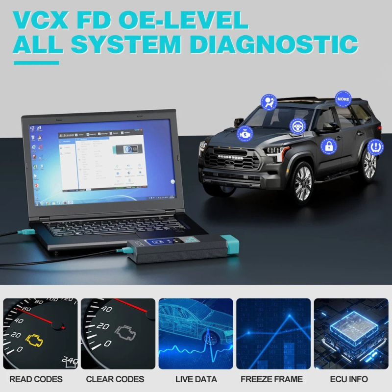 Автосканер VXDIAG VCX FD для Ford/Mazda