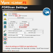 Автосканер Vgate vLinker FS для ПО ForScan