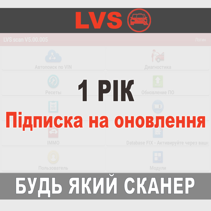 Річна підписка LVS Pro Річна підписка LVS Pro