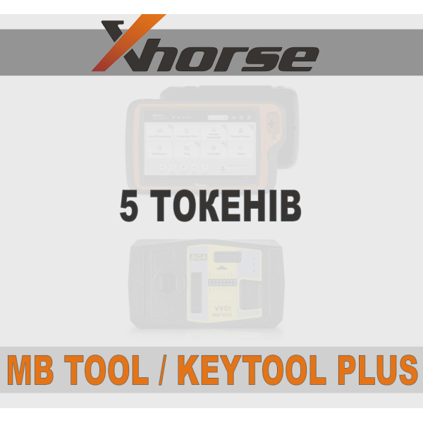 5 токенів для перерахунку пароля в xHorse VVDI MB Bga або VVDI Key Tool Plus